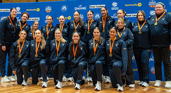 Vic Metro Women Team Gold Presentation