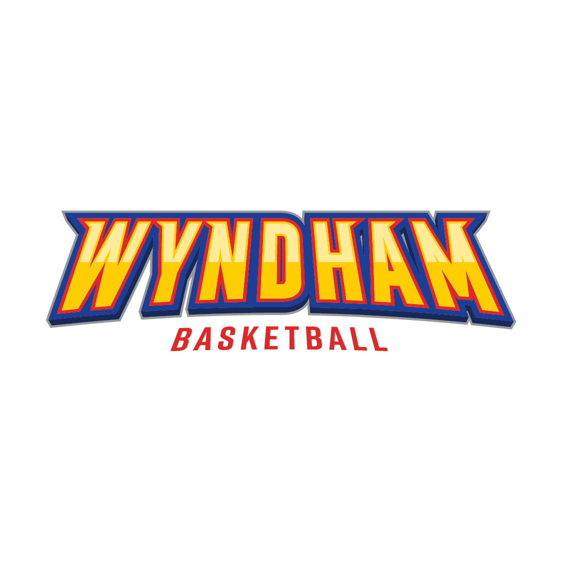 Wyndham Basketball Wordmark Logo